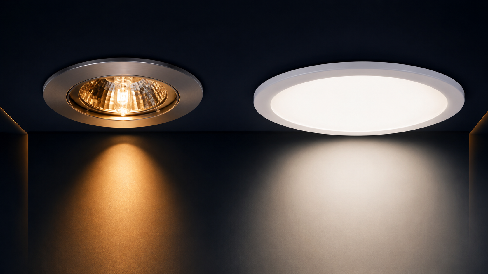 فرق هالوژن با پنل LED؛ کدام‌یک برای پروژه شما مناسب‌تر است؟